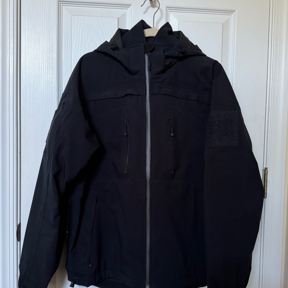 5.11 Tactical Dark Navy Hooded Raincoat